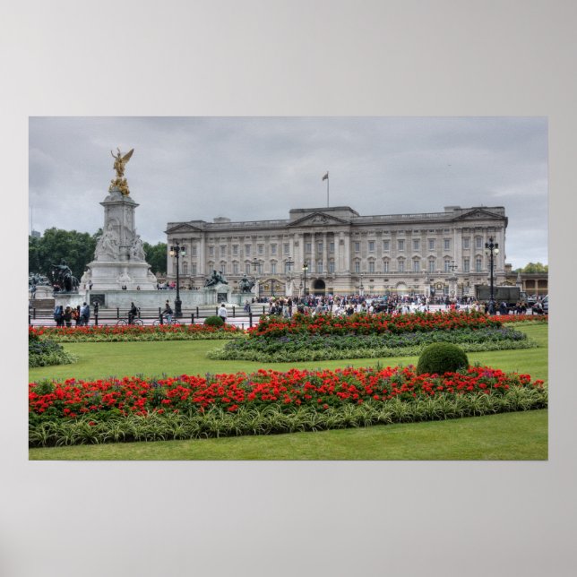 Póster Palacio de Buckingham en Londres Inglaterra (Frente)