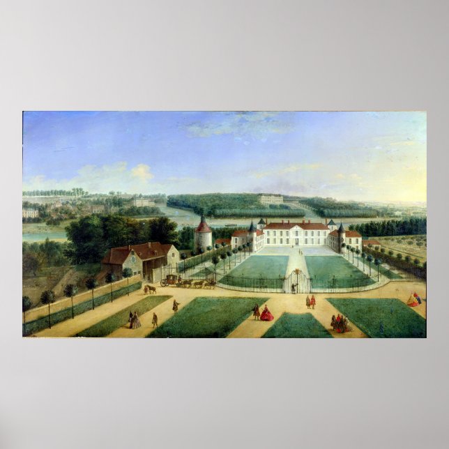 Póster Palacio de Charles Guillaume Le Normant (Frente)