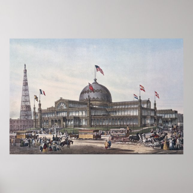 Póster Palacio de Cristal de Nueva York (Frente)