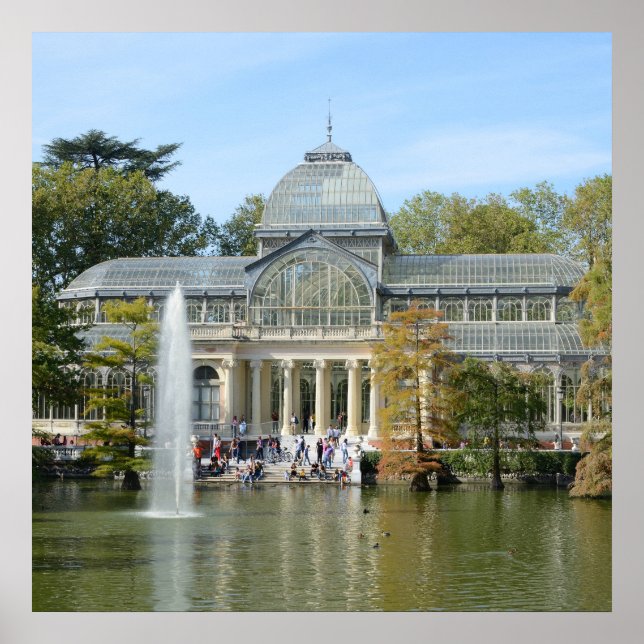 Póster Palacio de Cristal, Madrid (Frente)