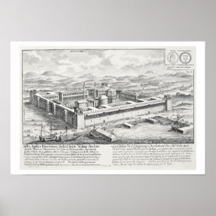 Póster Palacio de Diocletian (245-313), fractura,