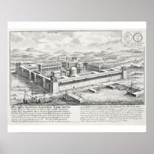 Póster Palacio de Diocletian (245-313), fractura,