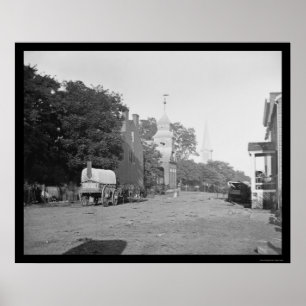 Póster Palacio de Justicia de Culpeper en VA 1862