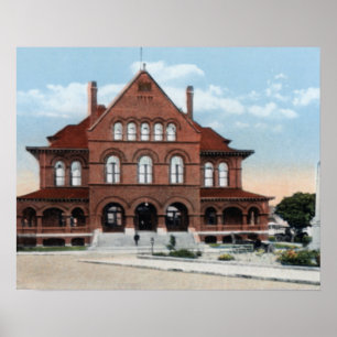 Póster Palacio de Justicia de Key West la Florida