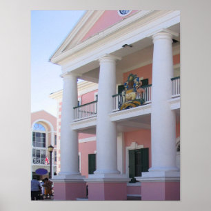 Póster Palacio de Justicia de Nassau, Bahamas