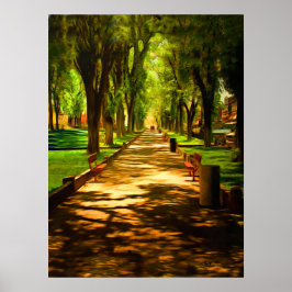 Póster Palacio de Justicia de Prescott (Plaza Stroll)