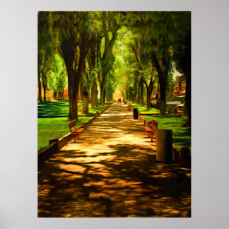 Póster Palacio de Justicia de Prescott (Plaza Stroll)