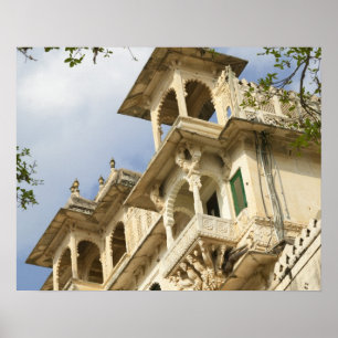 Póster Palacio de la Ciudad, Udaipur, Rajasthan, India