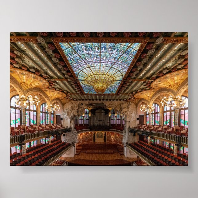 Póster Palacio de la Música Catalana (Frente)