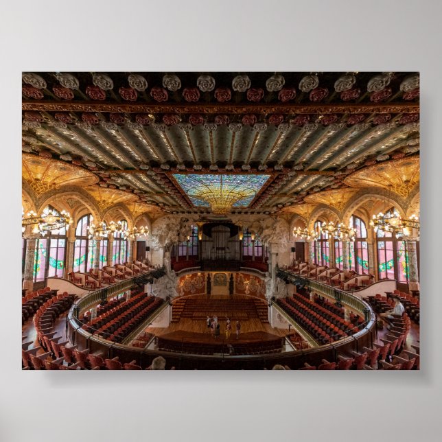 Póster Palacio de la Música Catalana (Frente)