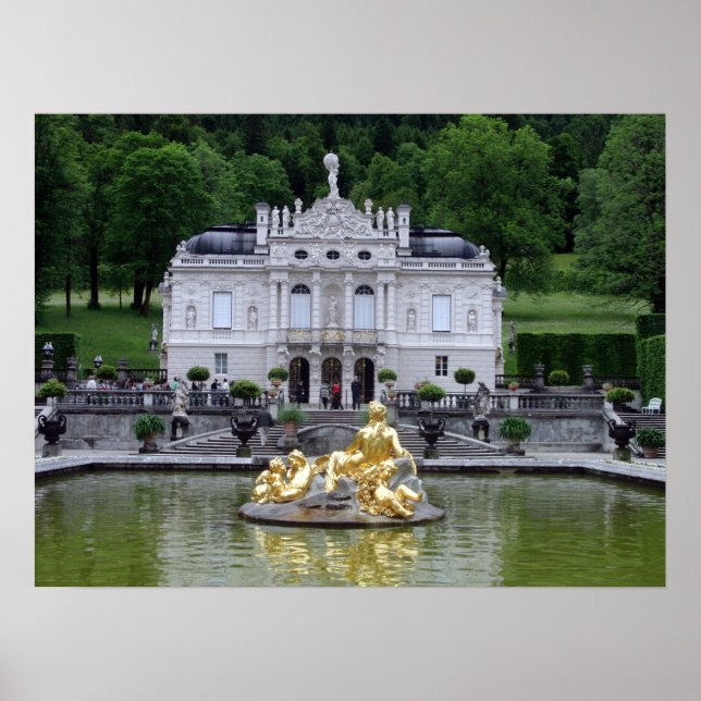 Póster Palacio de Linderhof (Frente)