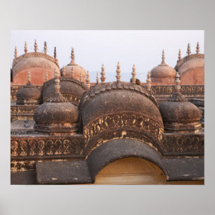 Póster Palacio de Madhavendra al atardecer, Jaipur