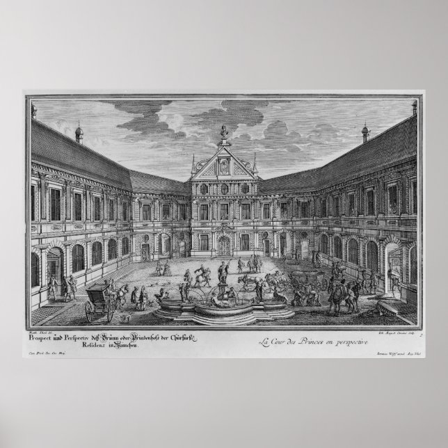 Póster Palacio de Munich, Alemania (Frente)