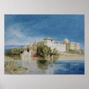 Póster Palacio de Perawa, Malwa, la India central