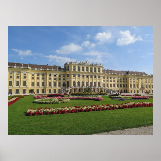 Póster Palacio de Schönbrunn Viena (Frente)