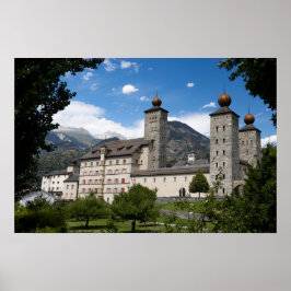 Póster Palacio de Stockalper, Brig-Glis, Suiza