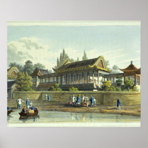 Póster Palacio de verano del emperador, enfrente de la