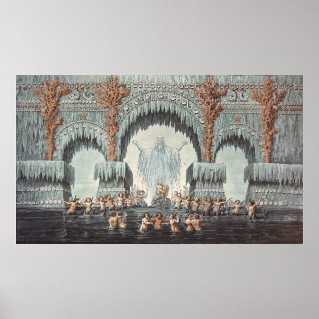 Póster Palacio del Agua de Muehleborn (Frente)