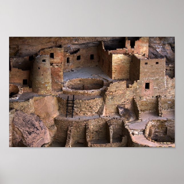 Póster Palacio del Cliff, Mesa Verde, Colorado (Frente)