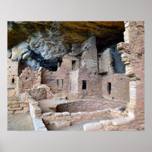 Póster Palacio del Cliff, Parque Nacional Mesa Verde, Col