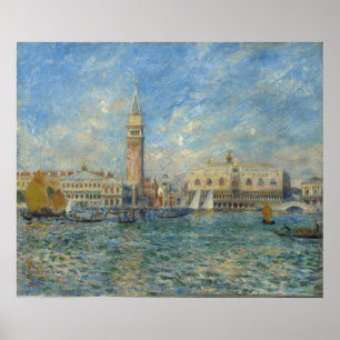 Póster Palacio del Doge, Venecia - Pierre-Auguste Renoir