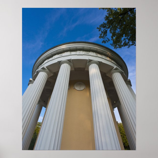 Póster Palacio del zar Pablo I, templo de la amistad (Frente)