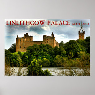 Póster palacio Escocia del linlithgow