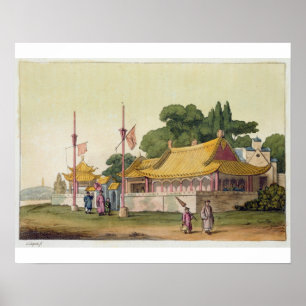 Póster Palacio Imperial, Tokio, placa 54 de 'Le Costume'