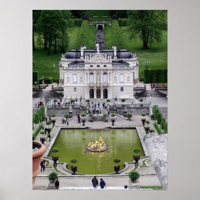 Póster Palacio Linderhof (Frente)