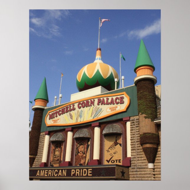 Póster Palacio Mitchell Corn (Frente)
