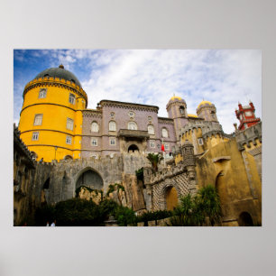 Póster Palacio Pena, Sintra, Portugal