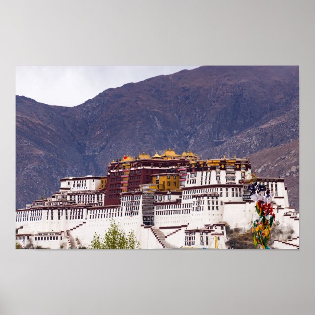 Póster Palacio Potala en Lhasa - Tíbet (Frente)