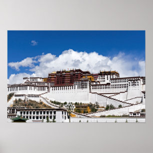 Póster Palacio Potala en Lhasa - Tíbet