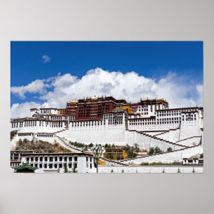 Póster Palacio Potala en Lhasa - Tíbet