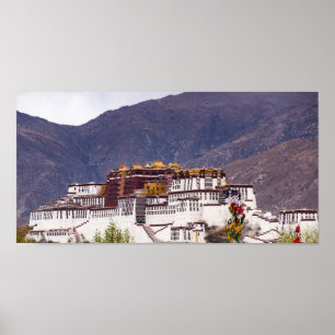 Póster Palacio Potala en Lhasa - Tíbet
