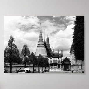 Póster Palacio Real de la Capilla de Bangkok