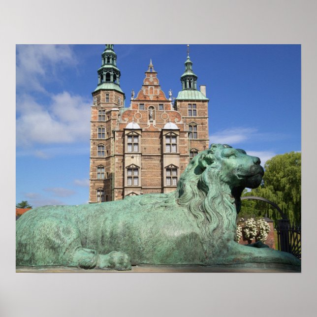 Póster Palacio Rosenborg, Copenhague, Dinamarca (Frente)