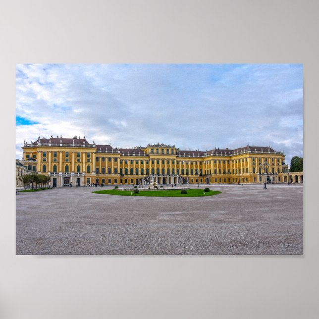 Póster Palacio Schönbrunn, Viena, Austria (Frente)