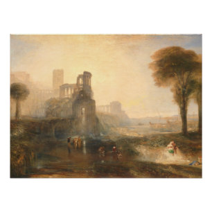 Póster Palacio y puente de William Turner Caligula