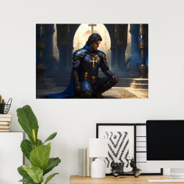 Póster Paladín de la plegaria suplicante