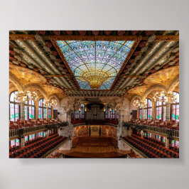Póster Palais de la Musica Catalana