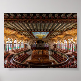 Póster Palais de la Musica Catalana