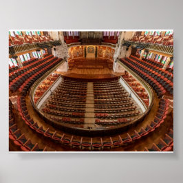 Póster Palais de la Musica Catalana