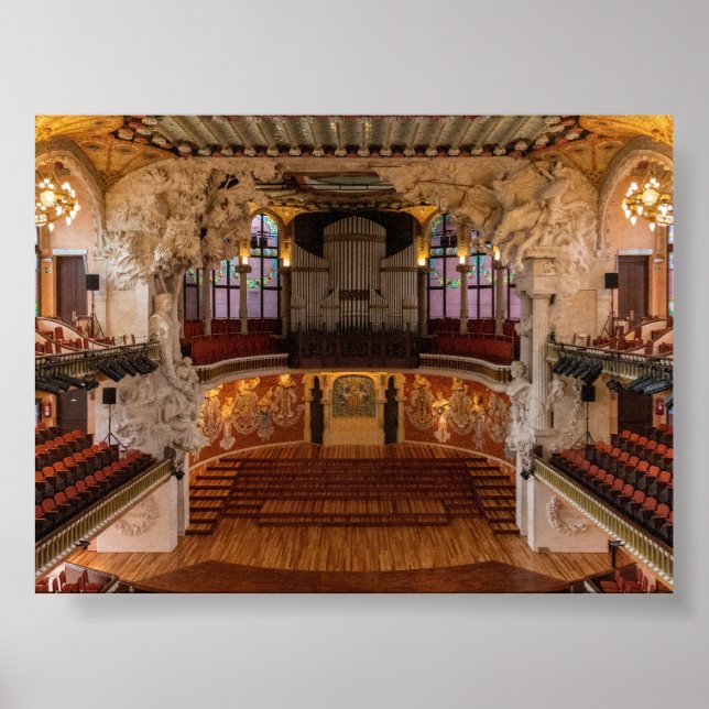 Póster Palais de la Musica Catalana (Frente)