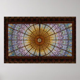 Póster Palais de la musica catalana poster