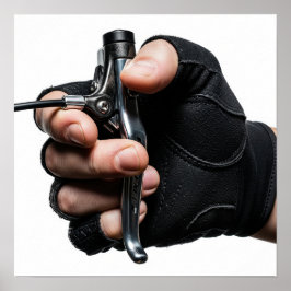 Póster Palanca de freno de bicicleta