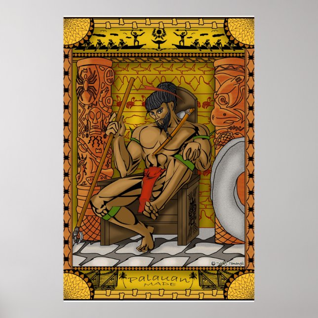 Póster palau male (Frente)