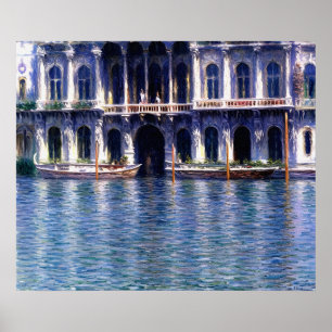 Póster Palazzo Contarini en el Gran Canal de Venecia (1)