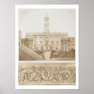 Póster Palazzo Senatorio, El Capitolio, Roma, de 'Fragme'