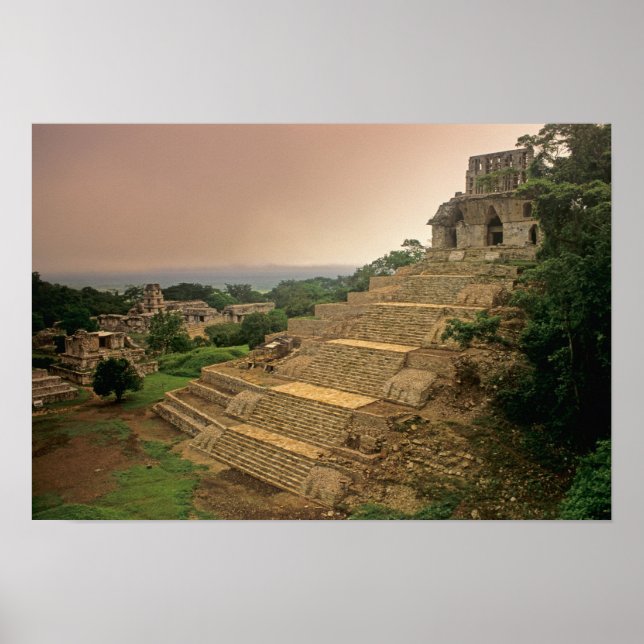 Póster Palenque, Chiapas, Mexico, Maya (Frente)